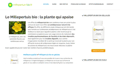 Desktop Screenshot of millepertuis-bio.fr
