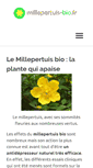 Mobile Screenshot of millepertuis-bio.fr