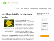 Tablet Screenshot of millepertuis-bio.fr